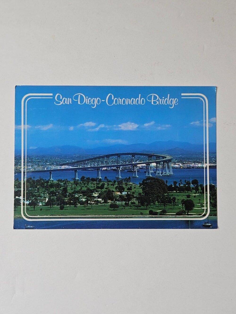 San Diego Coronado Bridge Postcard